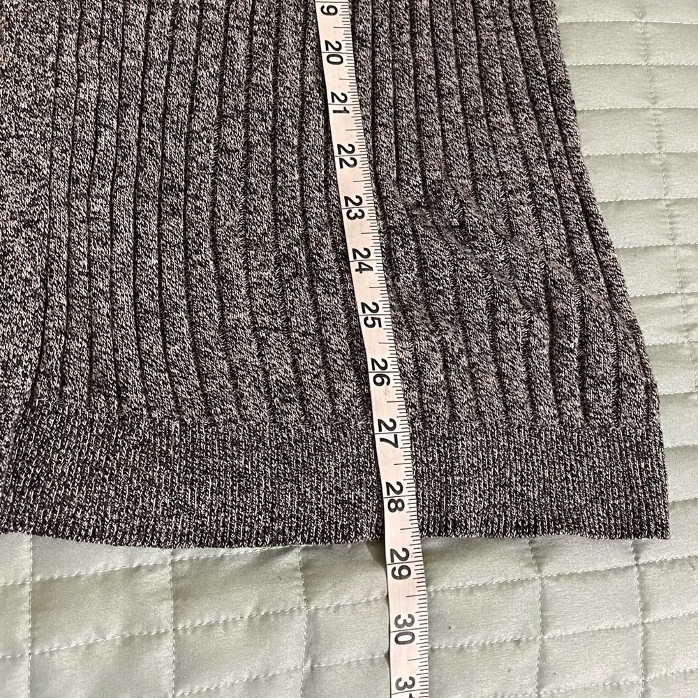 Grey open front long sleeve soft cozy cardigan - Picture 4 of 8